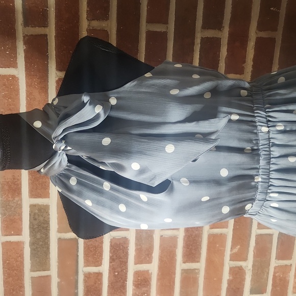 Ryegrass polkadot dress, size Small - Picture 2 of 6